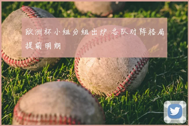 欧洲杯小组分组出炉 各队对阵格局提前明朗