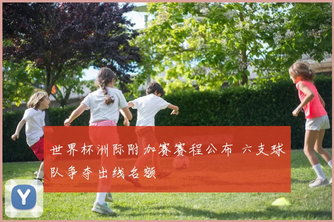 世界杯洲际附加赛赛程公布 六支球队争夺出线名额